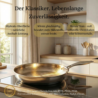 TitanPro™ G5 Titanium-Pfanne