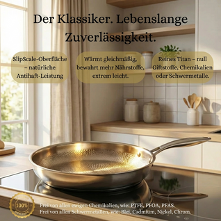 TitanPro™ G5 Titanium-Pfanne